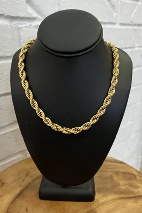 18K Blair Thick Gold Necklace