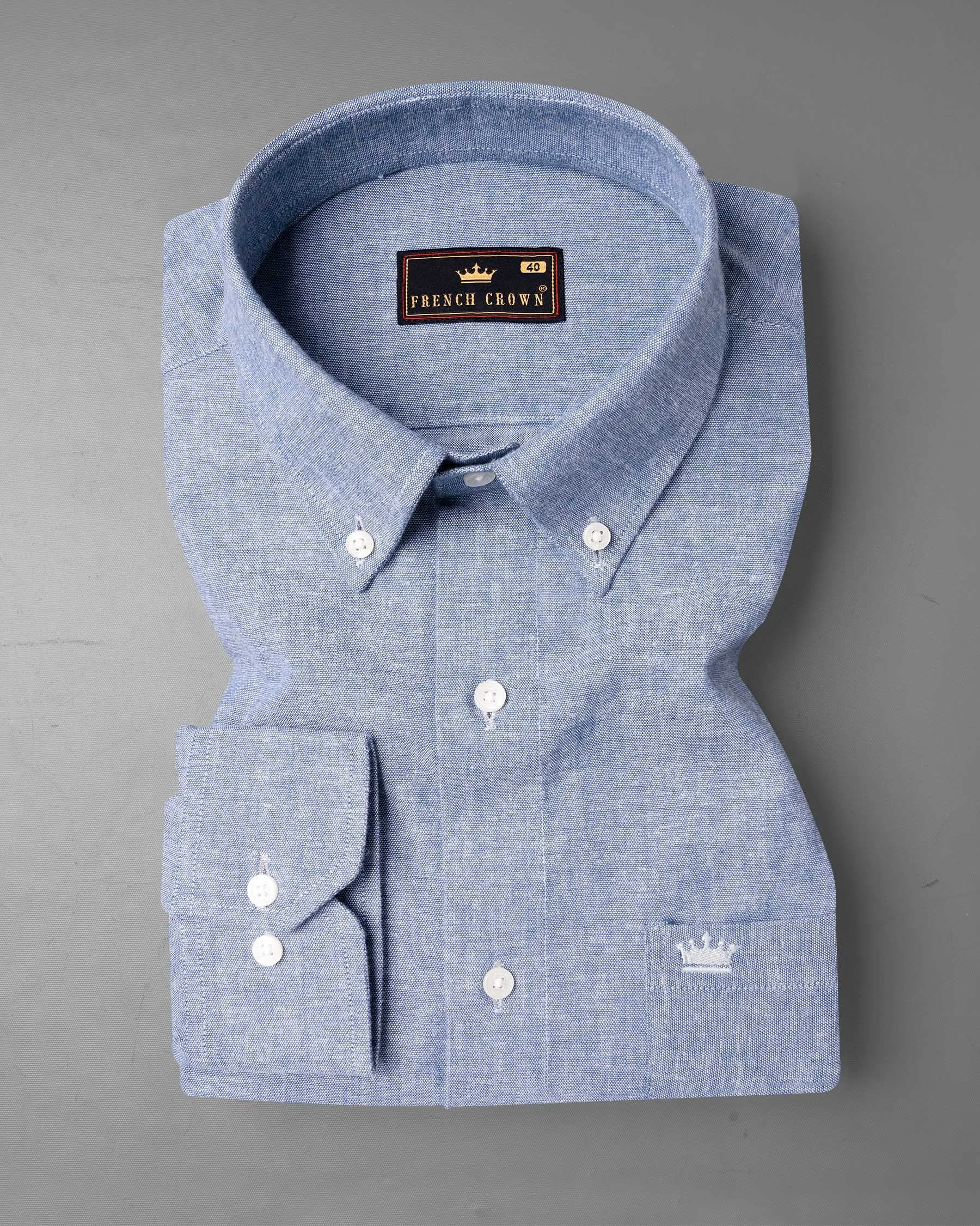 Amethyst Blue Royal Oxford Shirt