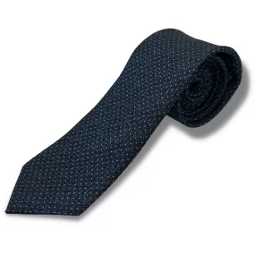 Andrew Marc Boys Tie_Navy/White EZ0055