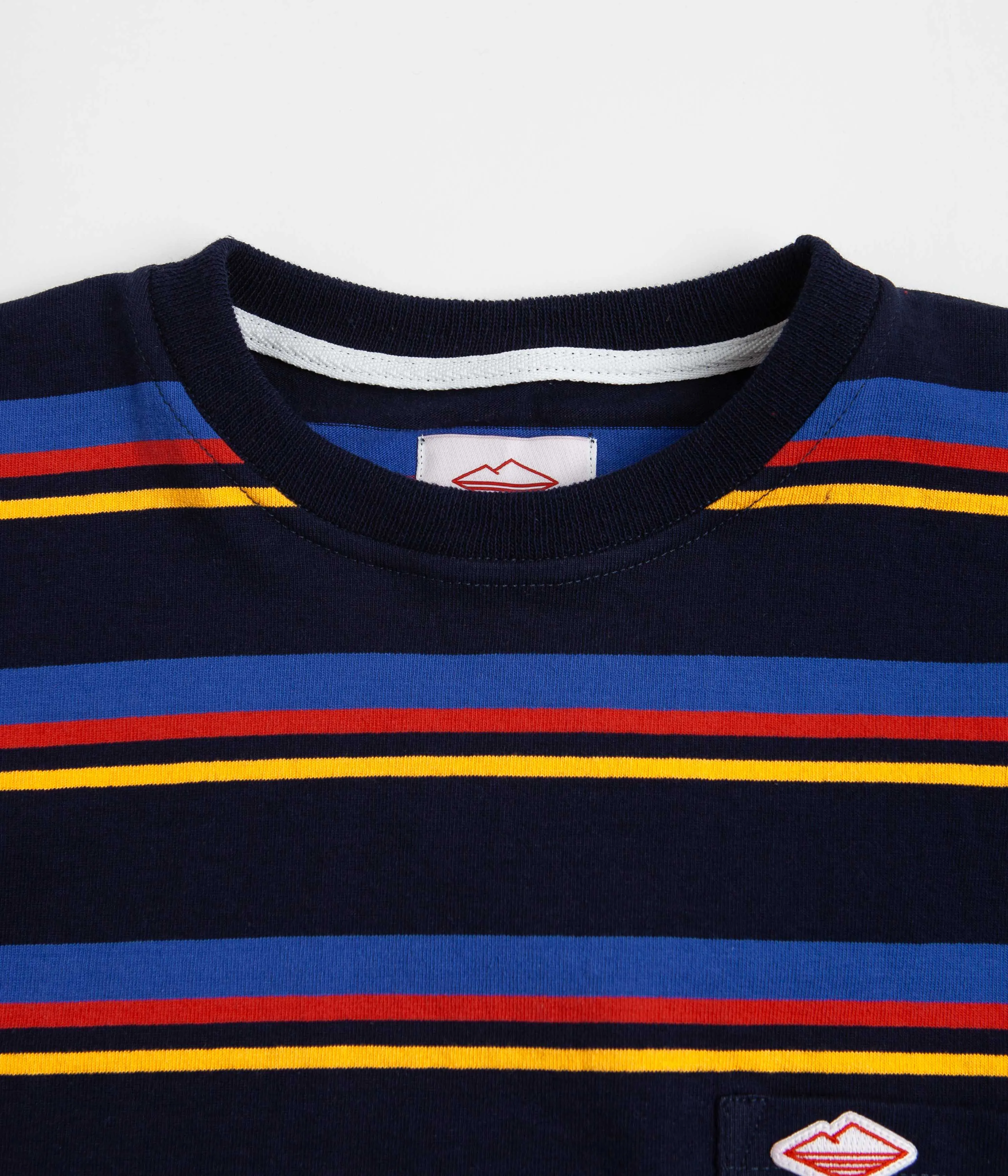 Battenwear Pocket Rugby T-Shirt - Multi Stripe