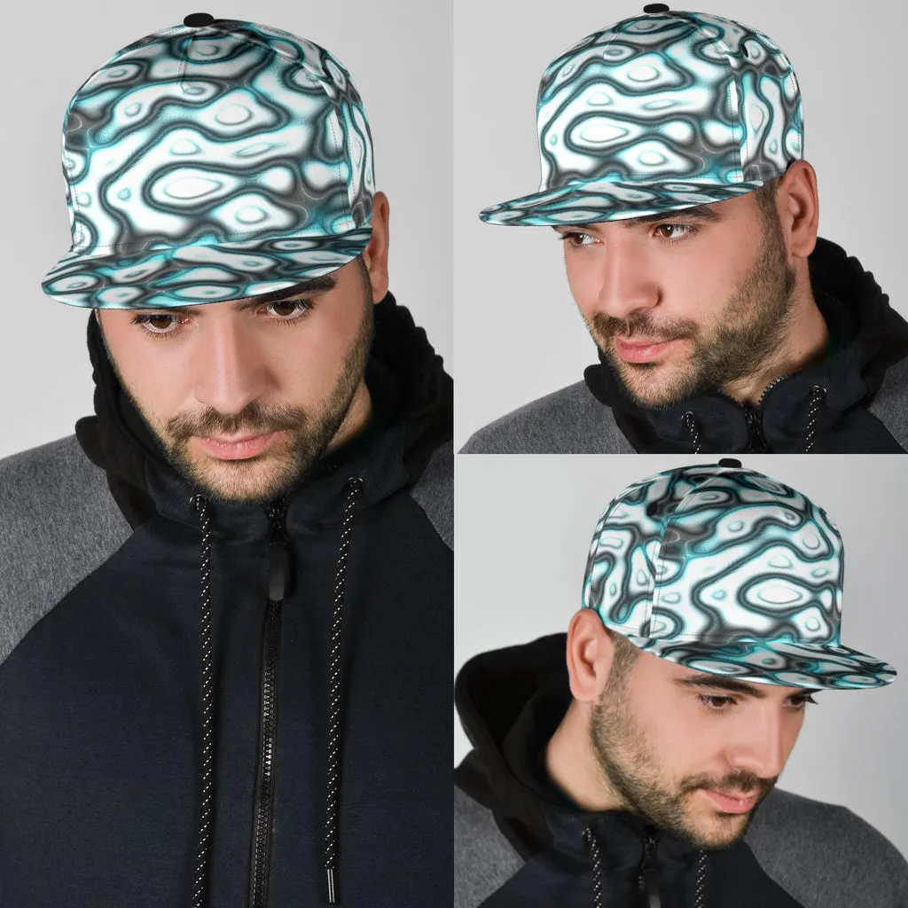 Blue Marble Snapback Hat