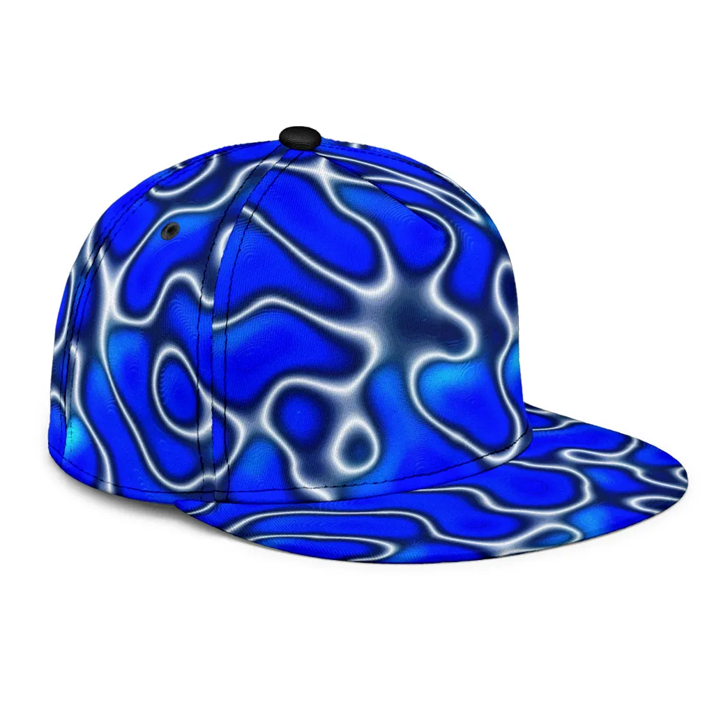 Blue Marble Snapback Hat