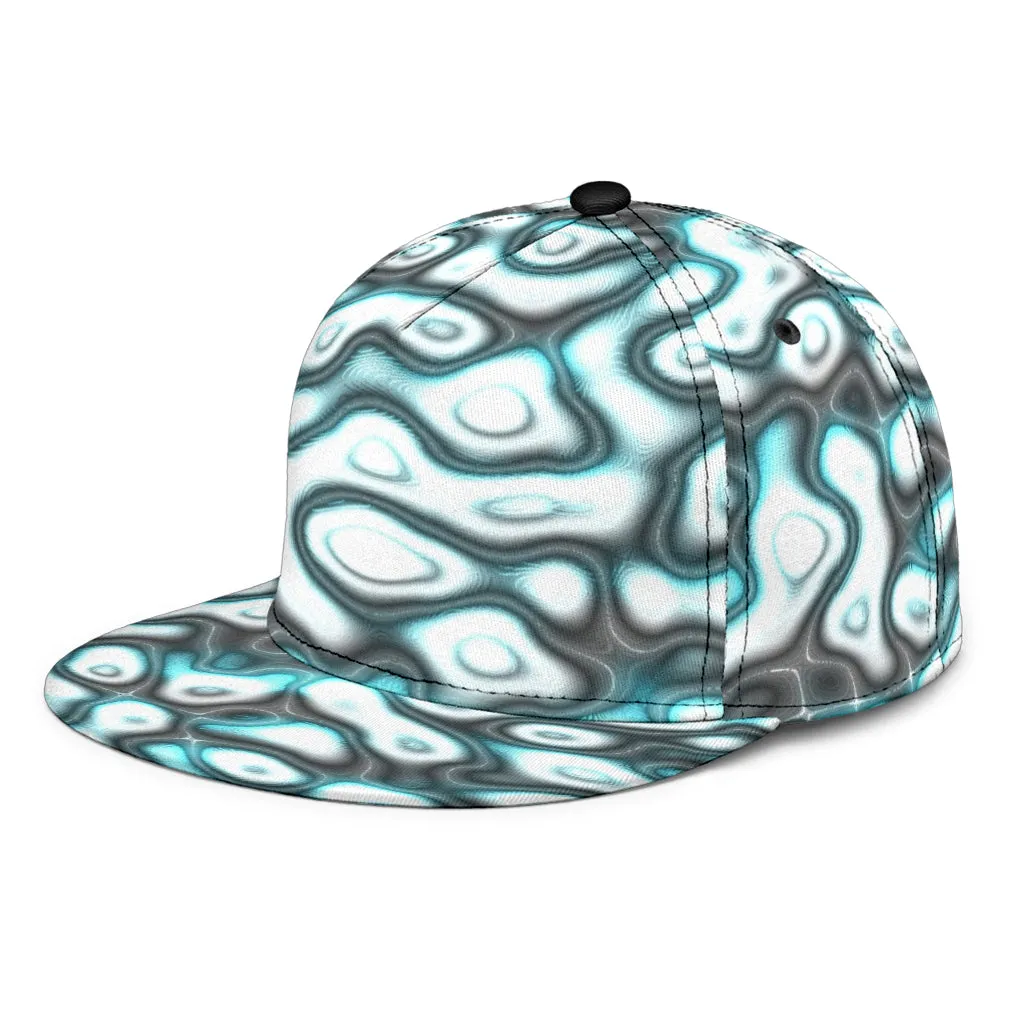 Blue Marble Snapback Hat