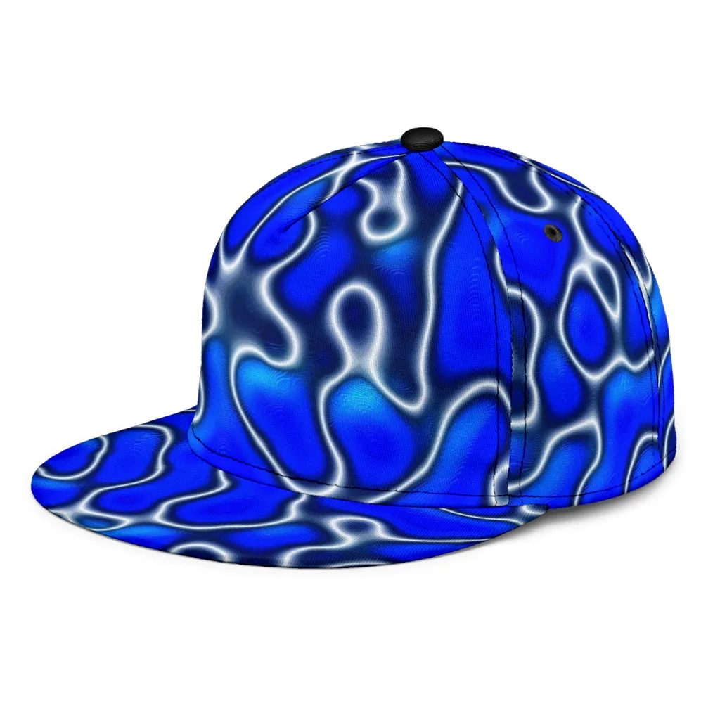 Blue Marble Snapback Hat