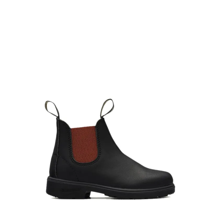 BLUNDSTONE BOOT 581 NERO ELASTICO ROSSO