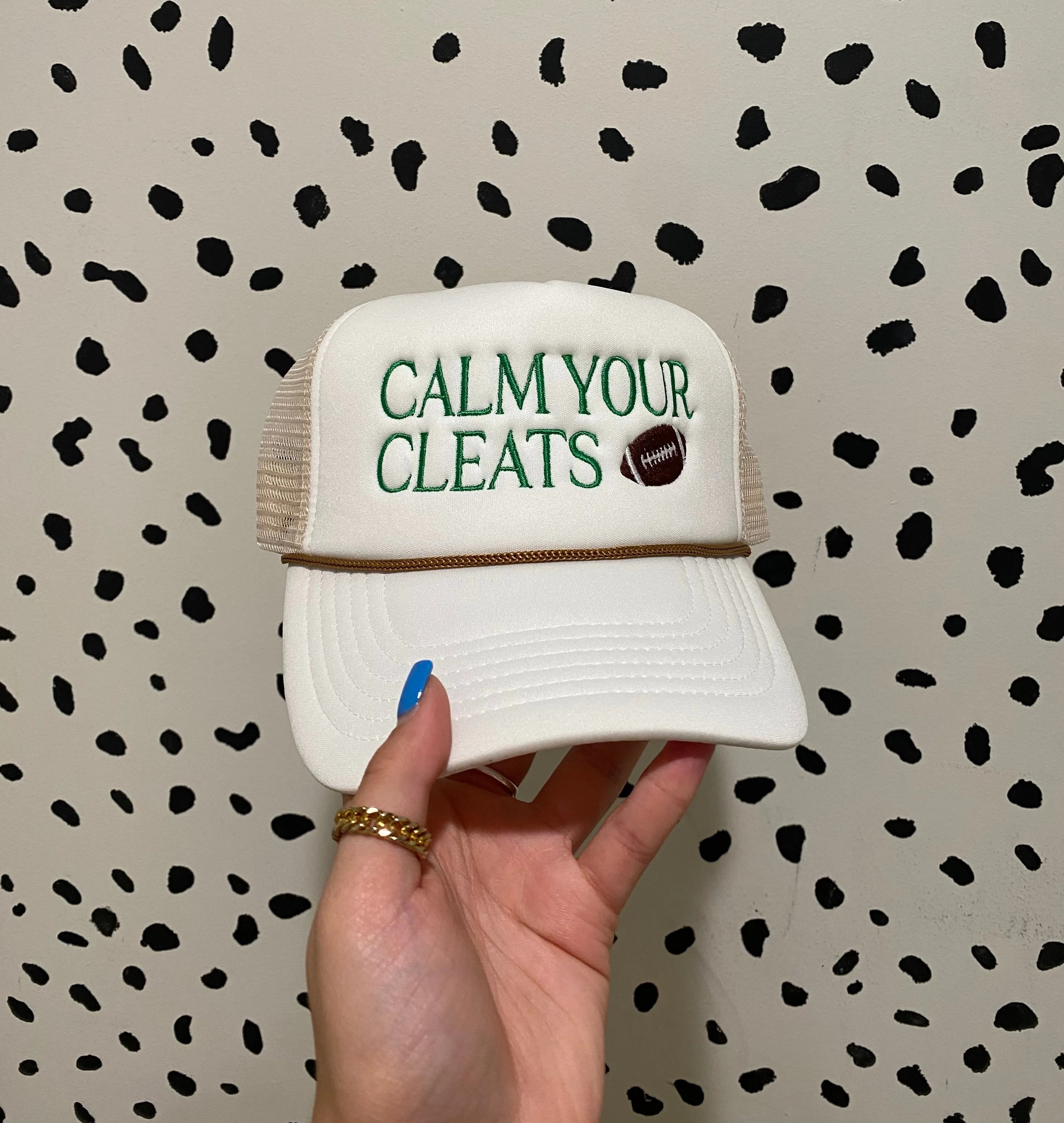 Calm Your Cleats Trucker Hat