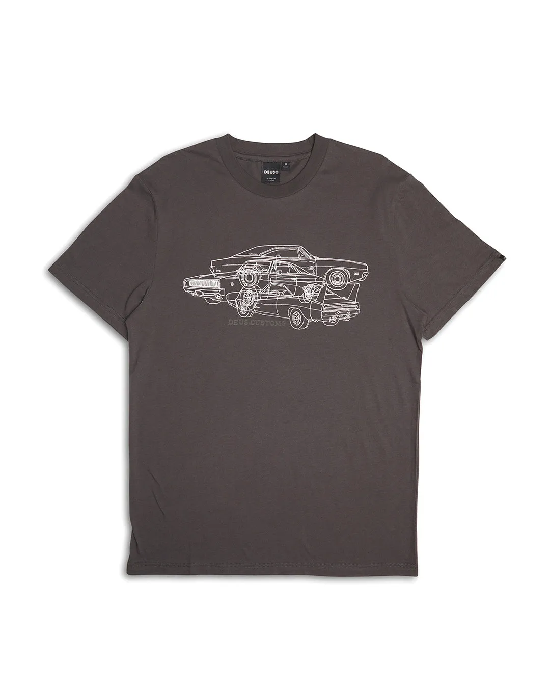 CHARGER TEE 2 - ANTHRACITE