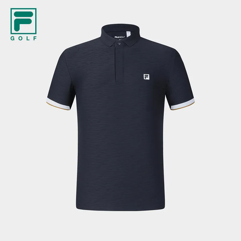 FILA CORE ATHLETICS GOLF Men Short Sleeve Polo (Navy / White)