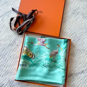 Hermes Carre Wash Silk Scarf 90