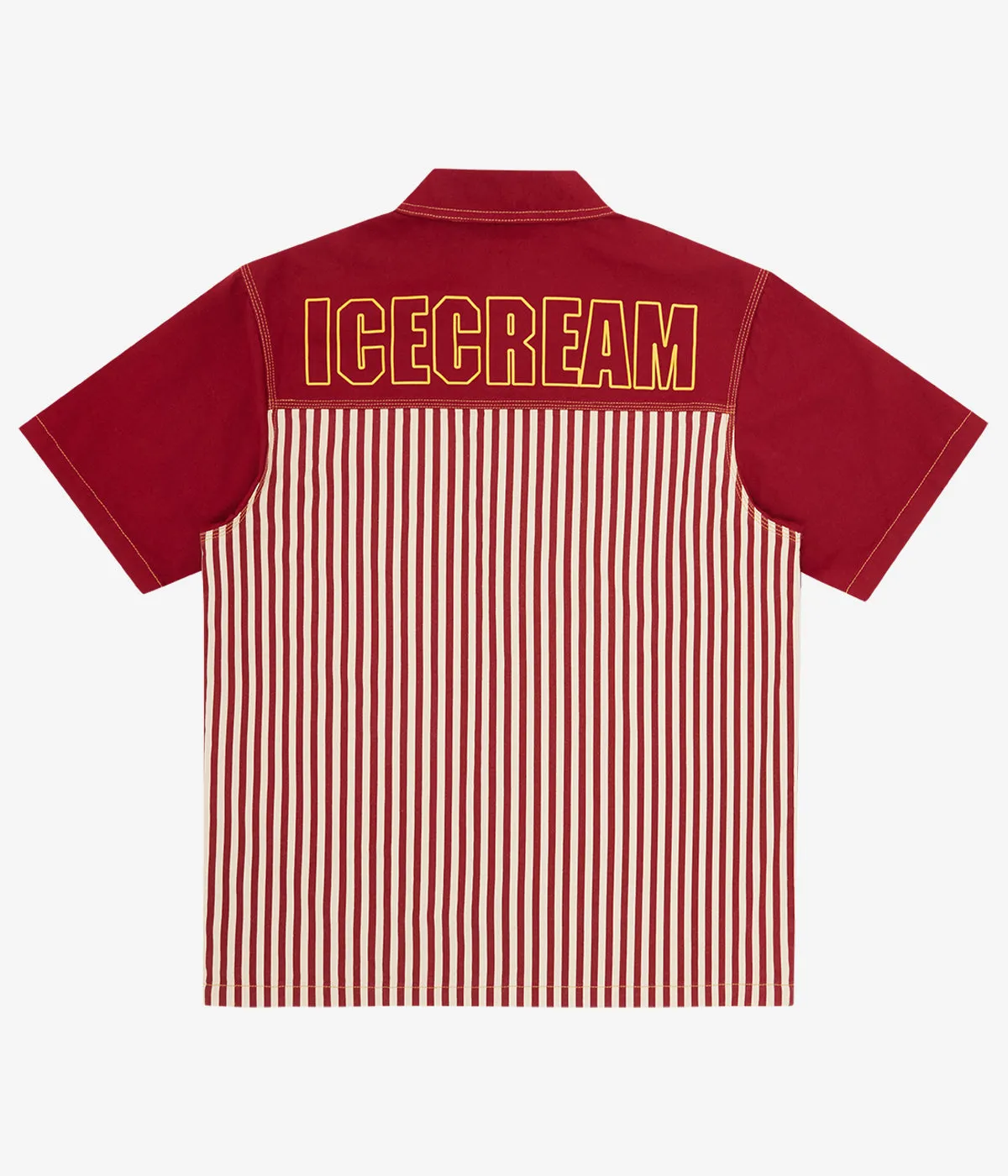 Ice Cream Short Sleeve Work Shirt