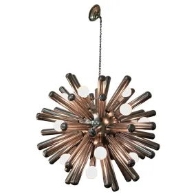 Italian Monumental Chrome Sputnik Chandelier