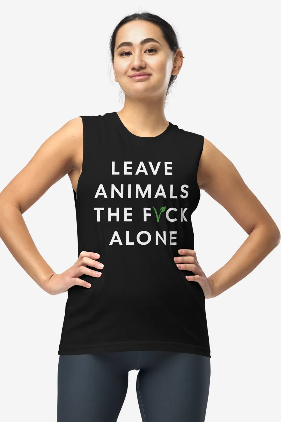 Leave Animals Alone Muscle Shirt