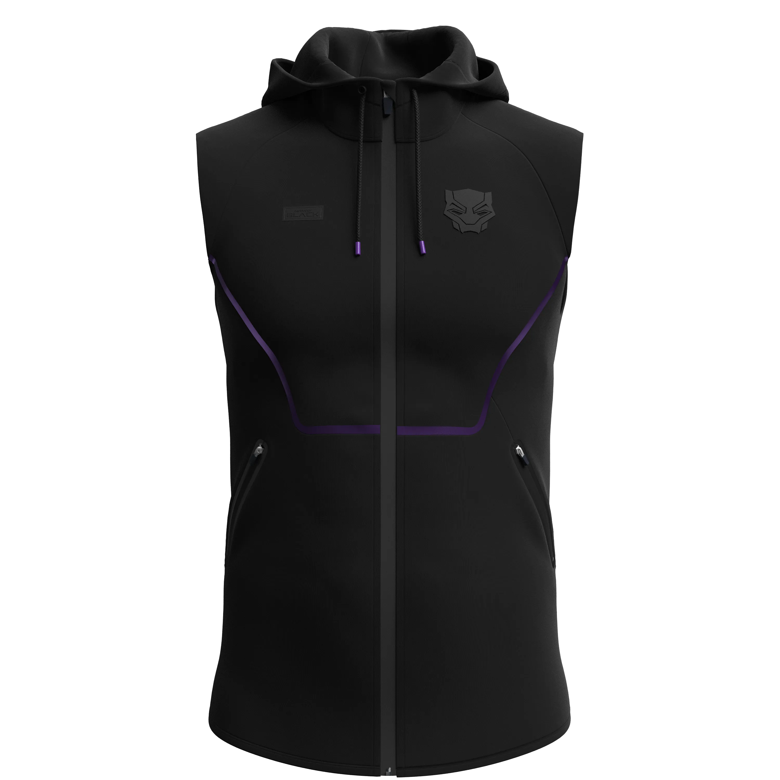 Men's Wakanda Athletics Vibranium Sleeveless Hoodie