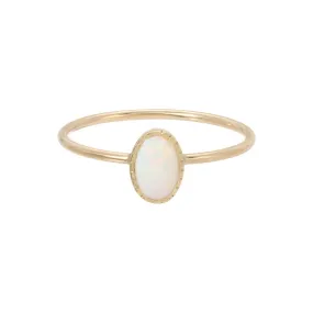 Opal Oval Wisp Ring