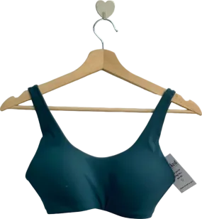 Oysho Teal Wireless Bra UK S