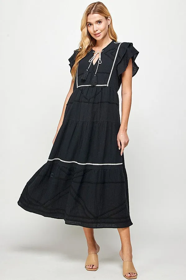 Penelope Dress in Black