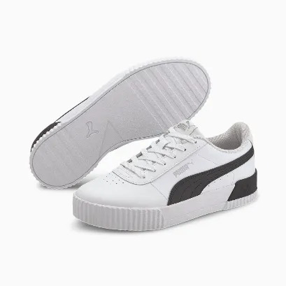 Puma women's sneakers shoe Carina L 370325 21 white black