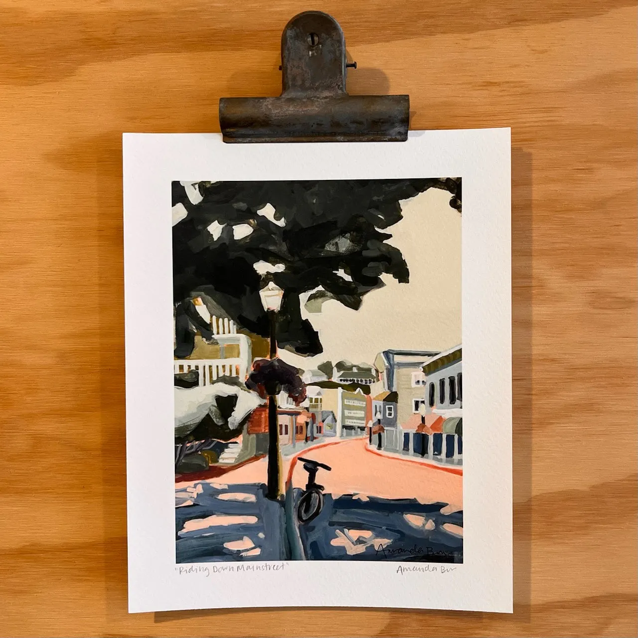 Riding Downtown Print 8x10