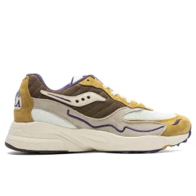 Saucony x Claima 3D Grid Hurricane - Gold/Cream