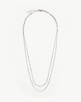 Savi Vintage Link Double Chain Necklace