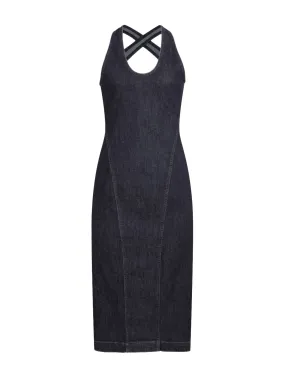 SCULPTING DENIM DRESS