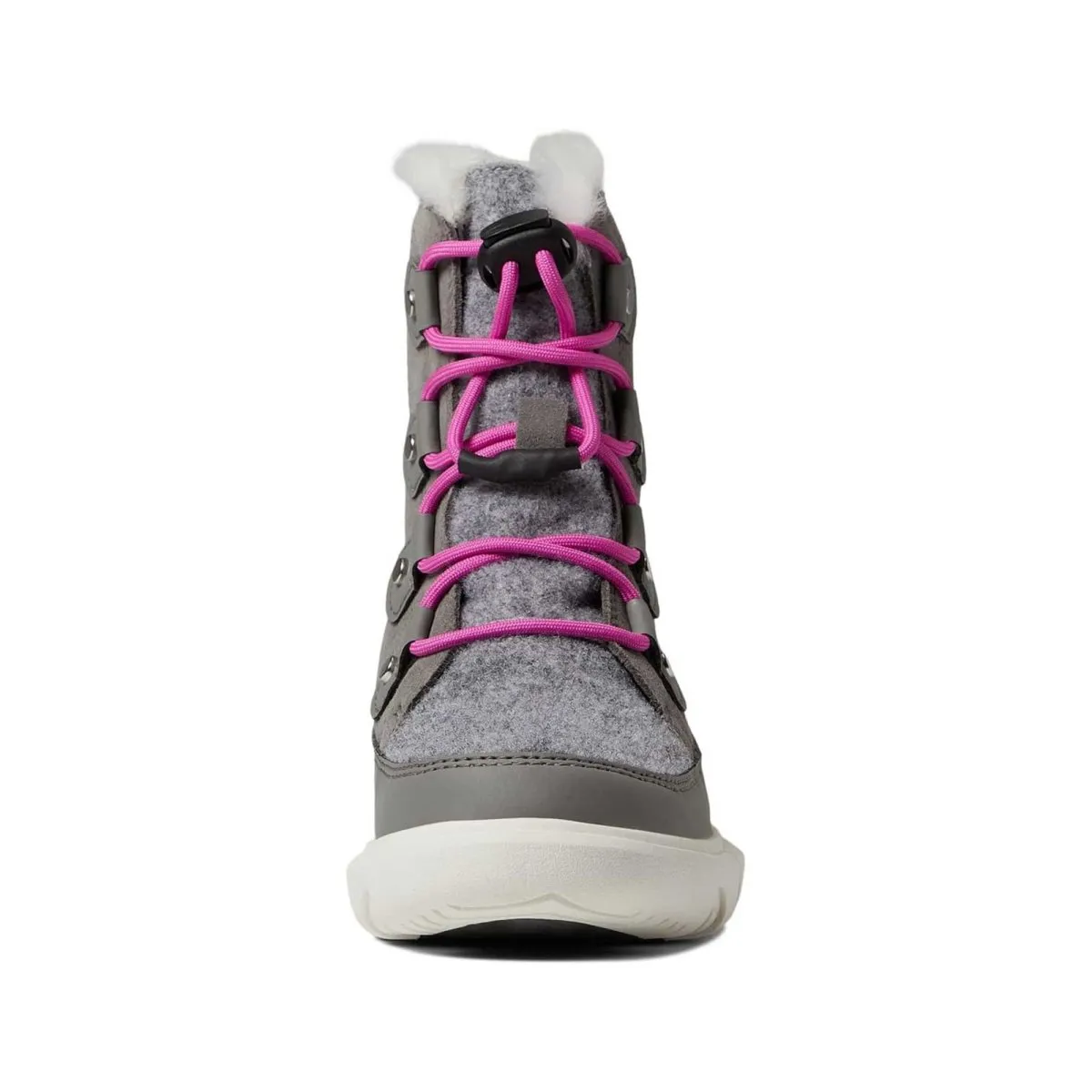 Sorel Girl's Explorer Quary/Lavendar Waterproof