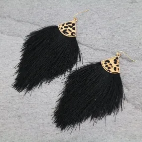 The Fancy dangle leopard earrings