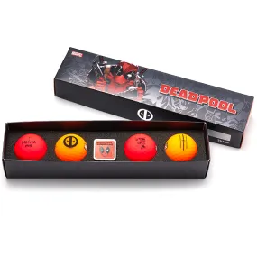 Volvik Marvel Anti-Hero Golf Ball Gift Set - Deadpool